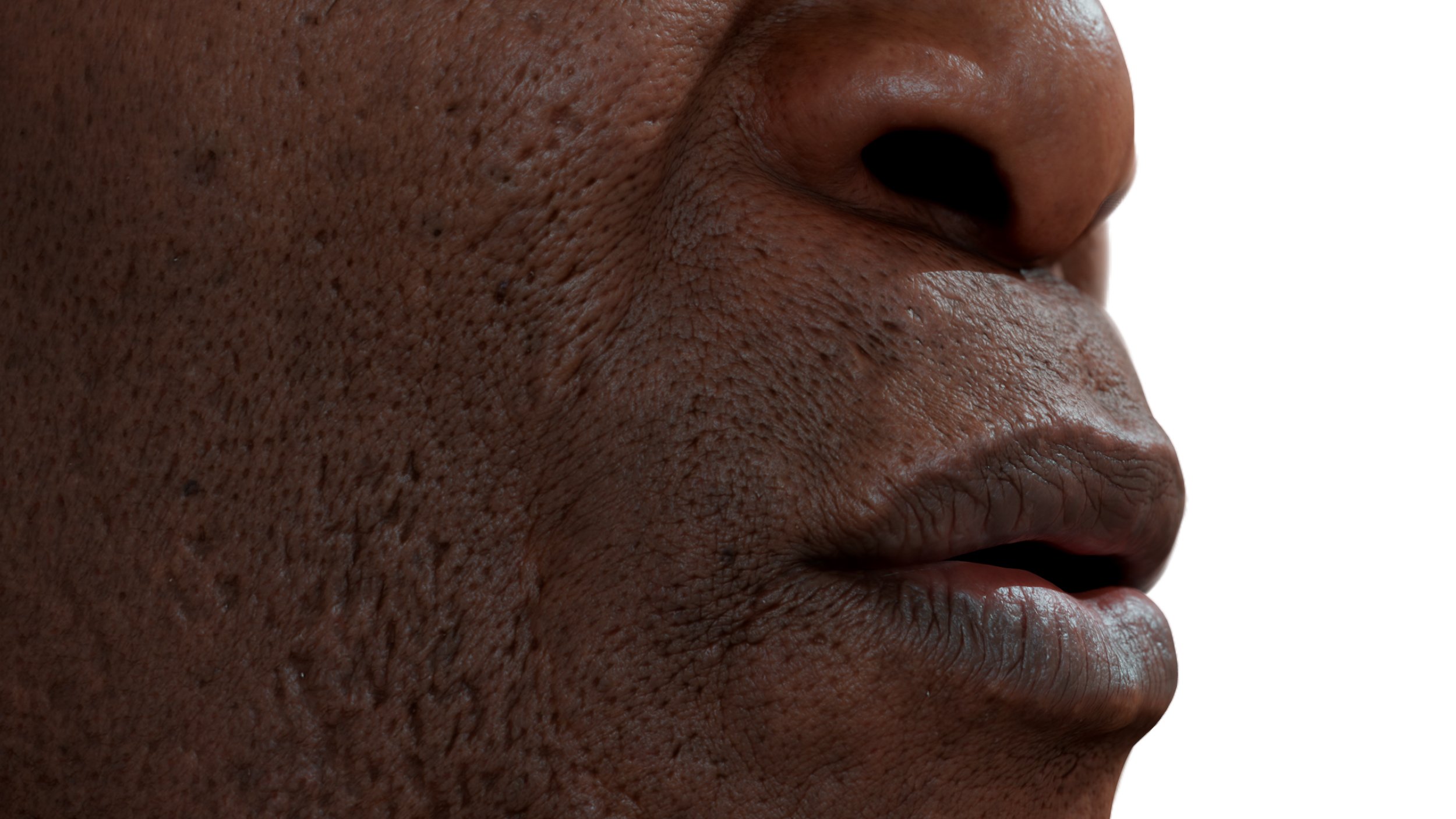 3D lips displacement maps download 